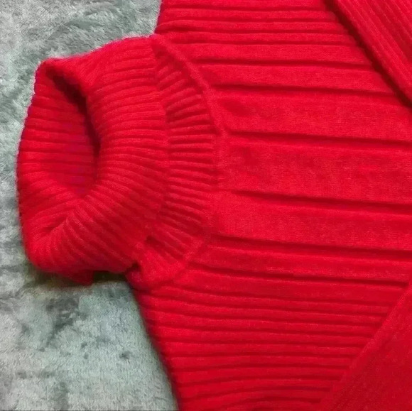 Liz Claiborne Studio Sweater Womens Size Medium Turtleneck Cotton Knit Sweater - Picture 3 of 10